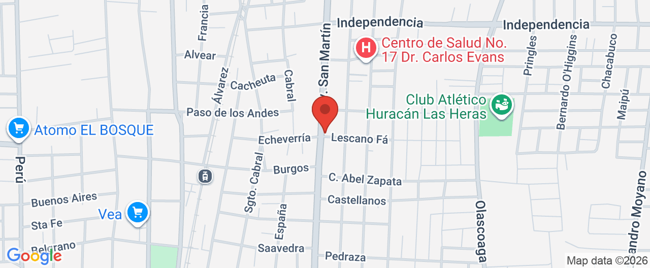 Mapa de la ubicación