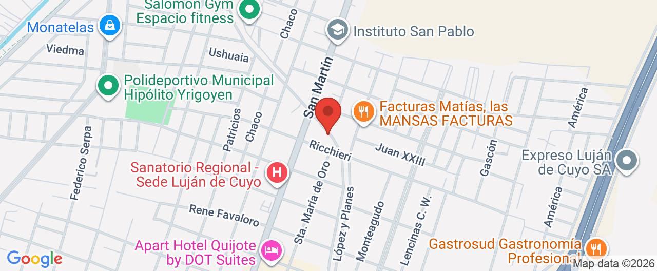 Mapa de la ubicación