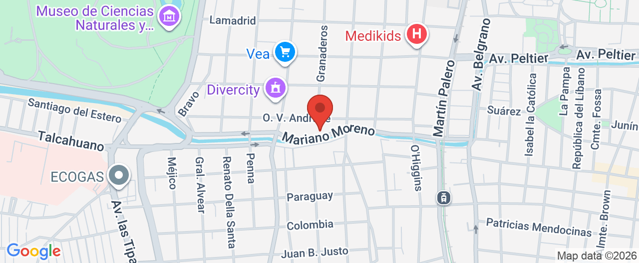 Mapa de la ubicación