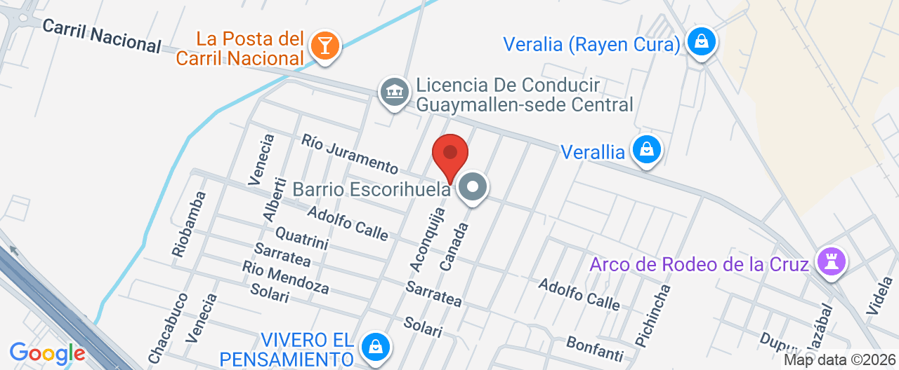 Mapa de la ubicación