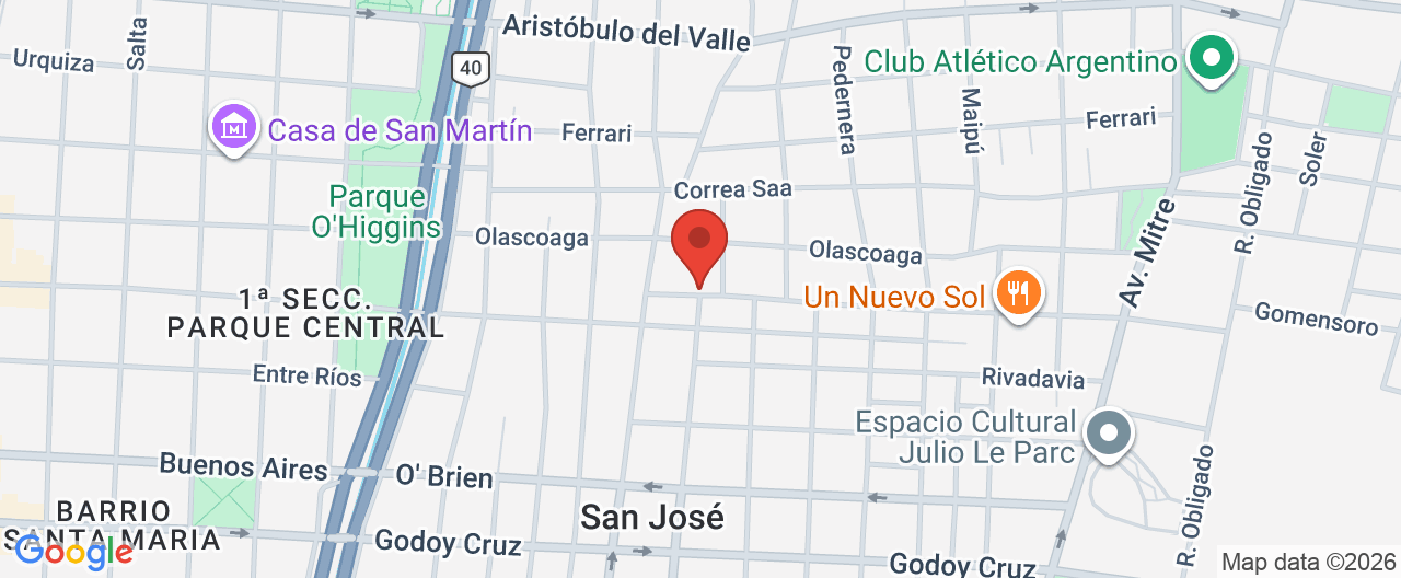 Mapa de la ubicación