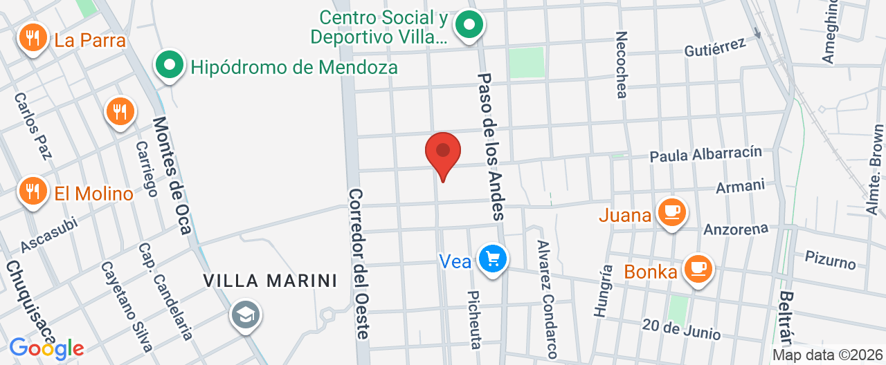 Mapa de la ubicación