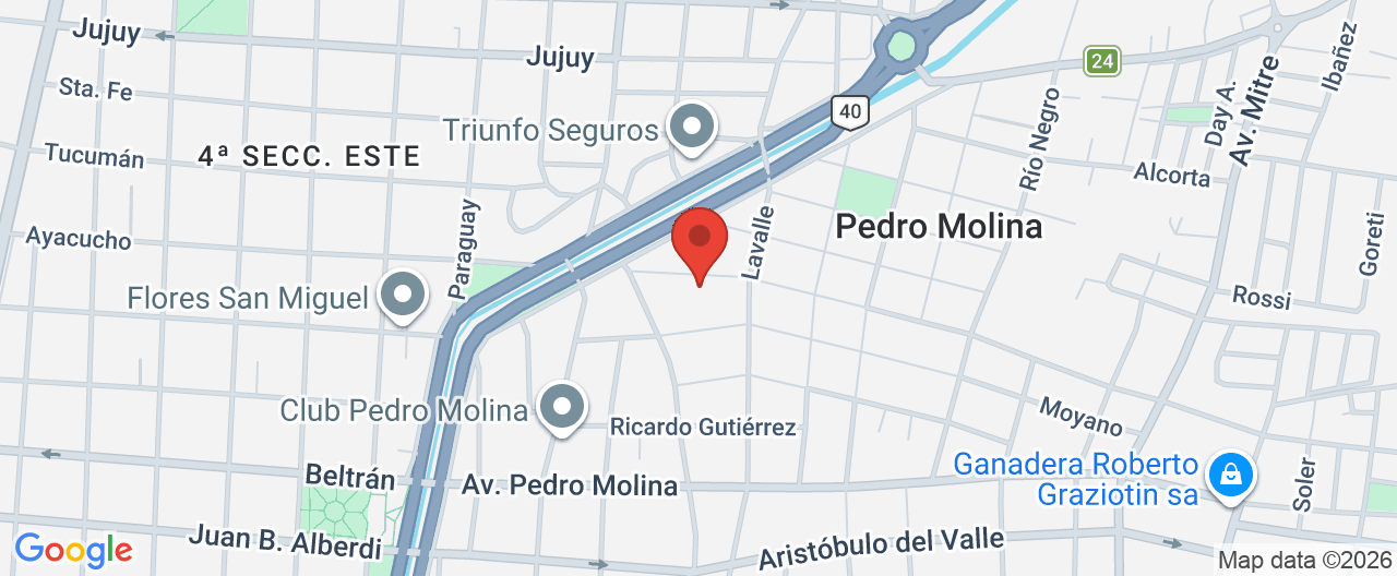Mapa de la ubicación