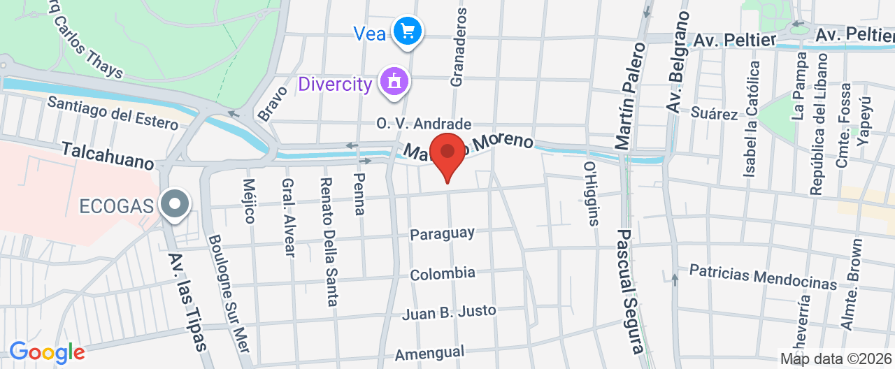Mapa de la ubicación