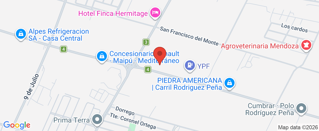 Mapa de la ubicación