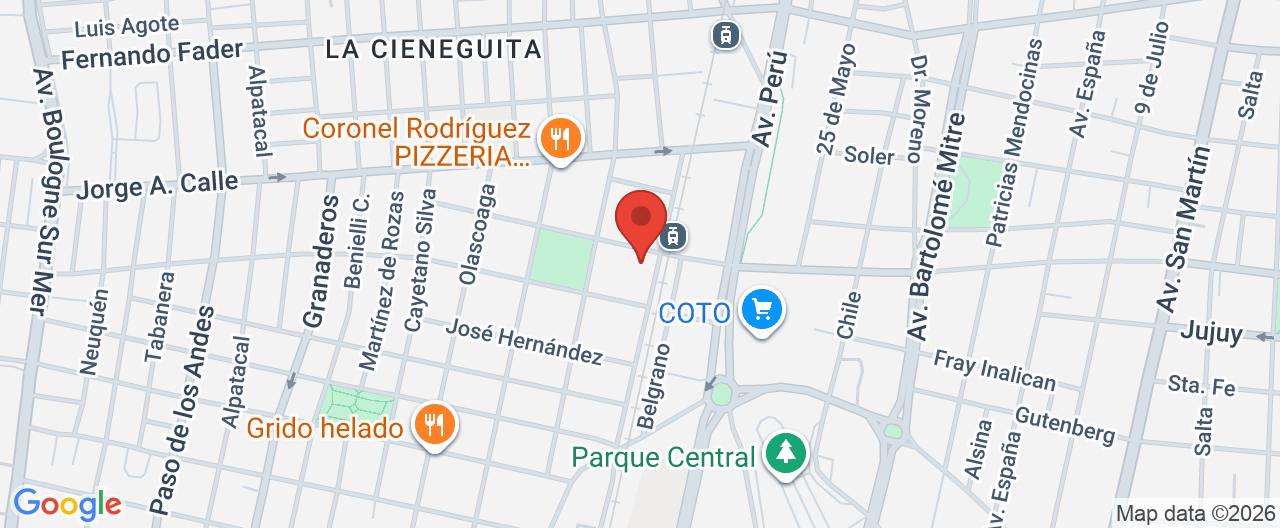 Mapa de la ubicación
