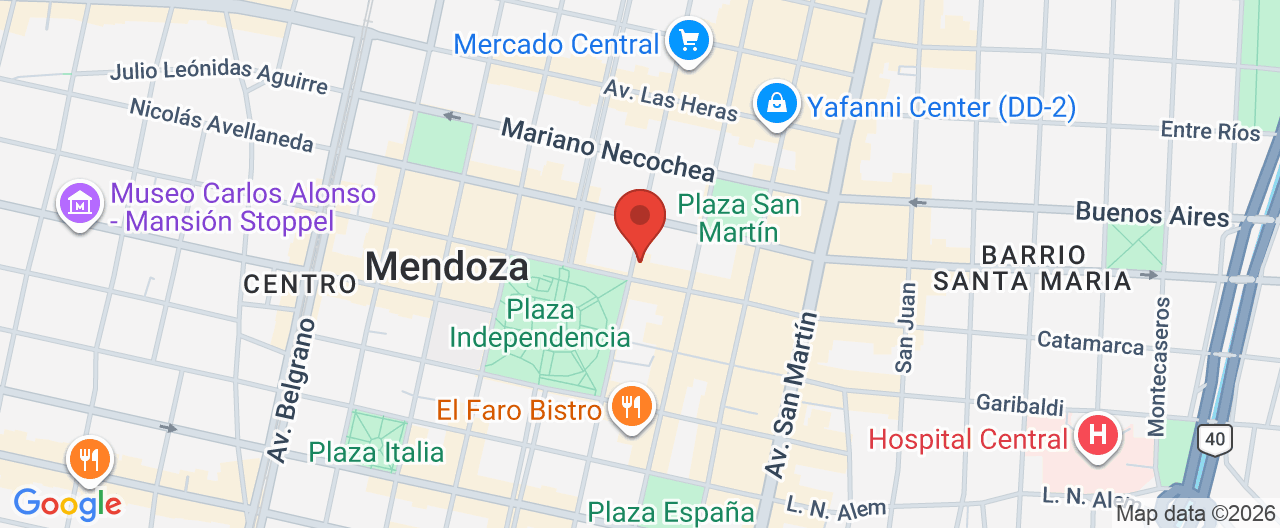Mapa de la ubicación