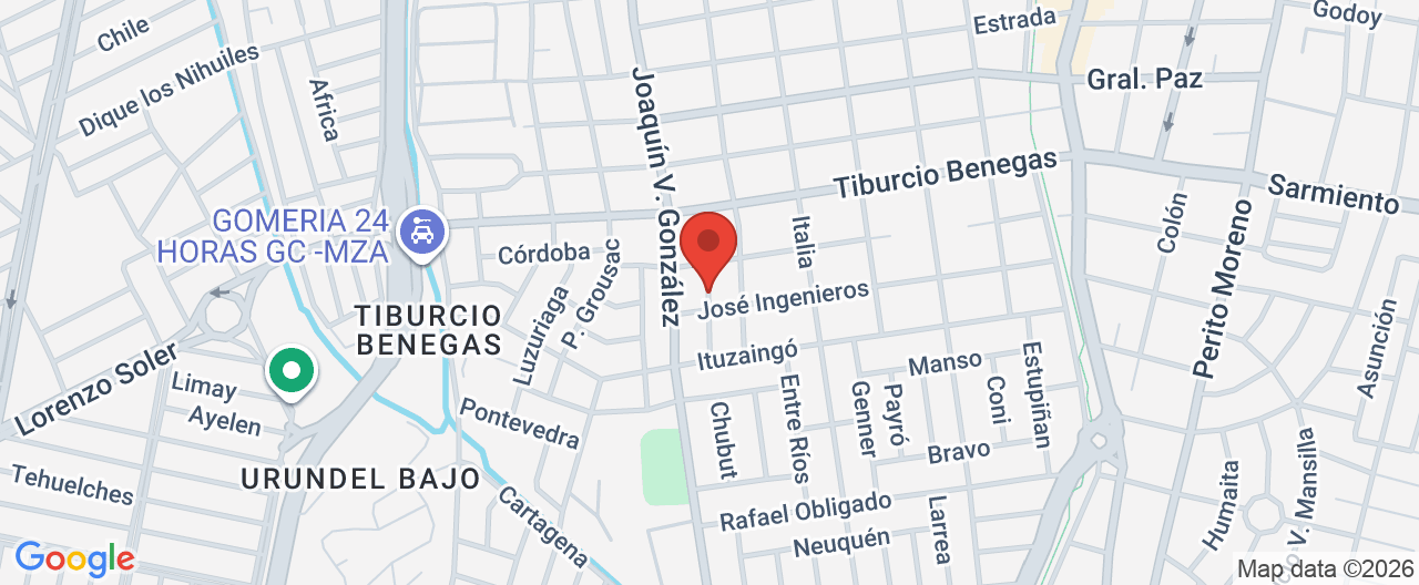 Mapa de la ubicación