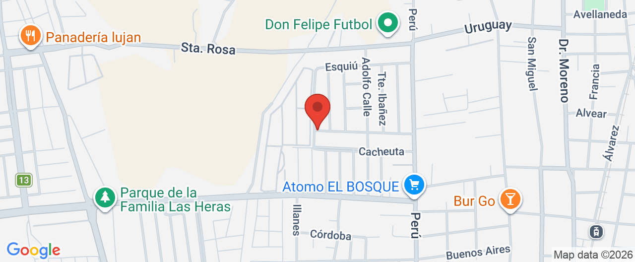 Mapa de la ubicación