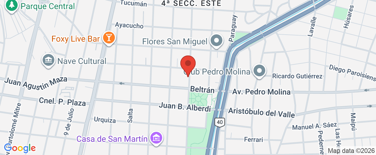 Mapa de la ubicación