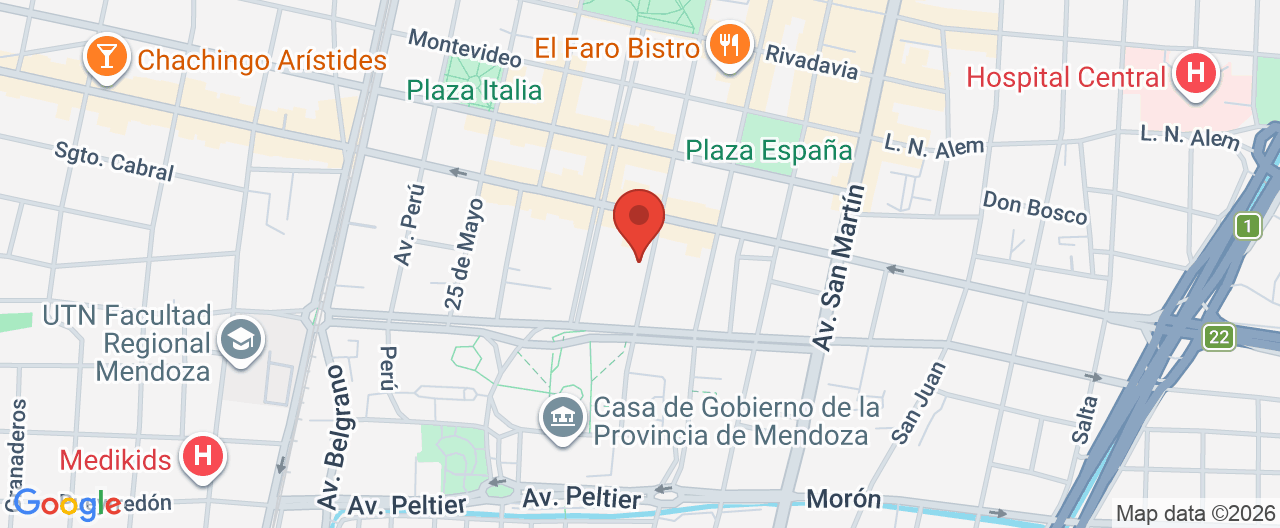 Mapa de la ubicación