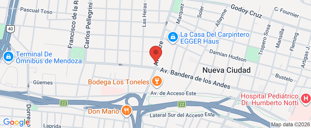 Mapa de la ubicación