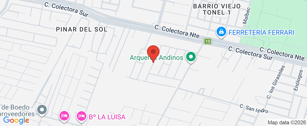 Mapa de la ubicación