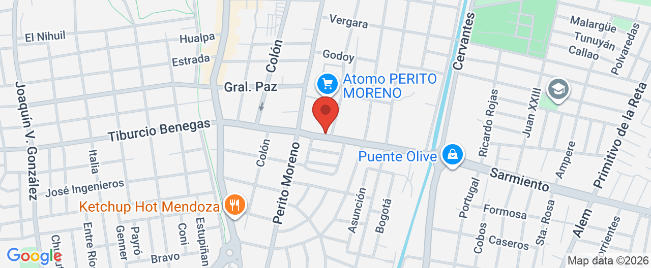 Mapa de la ubicación