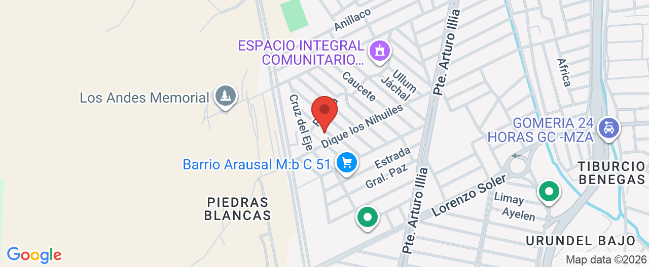 Mapa de la ubicación