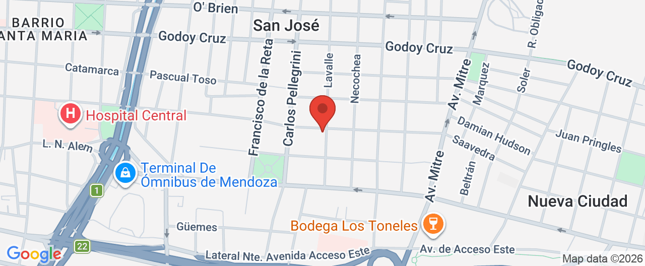 Mapa de la ubicación