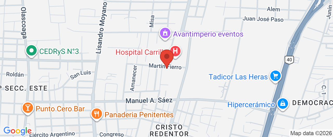 Mapa de la ubicación