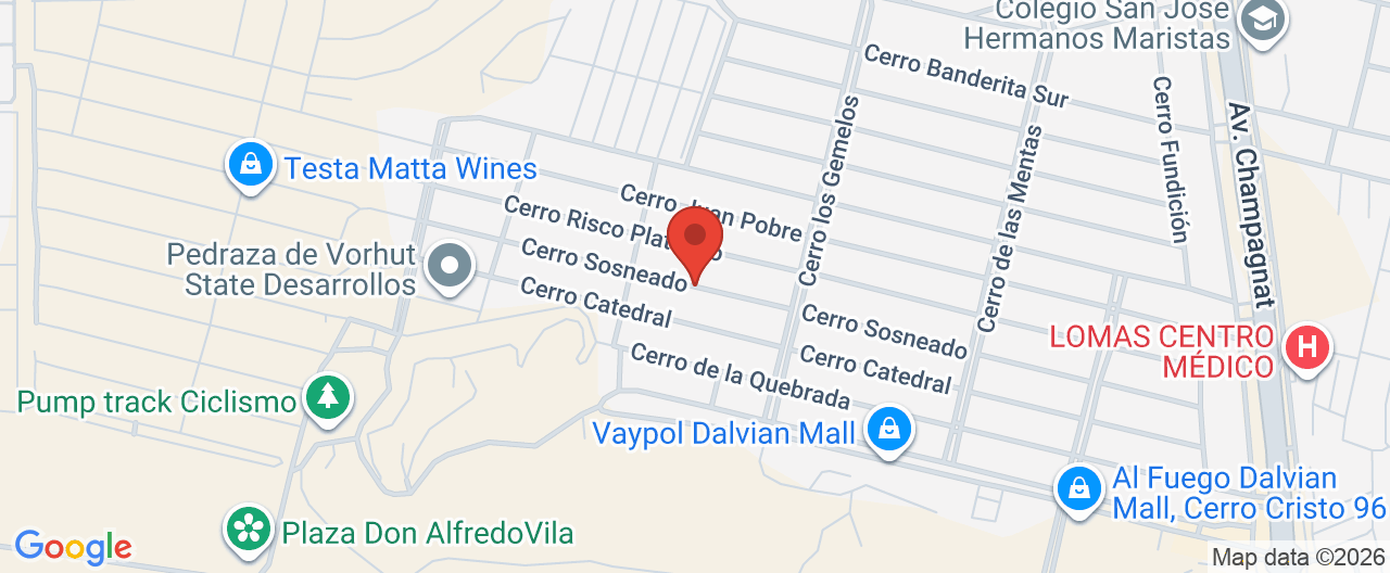 Mapa de la ubicación