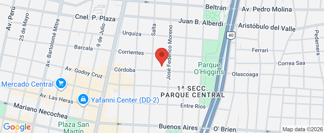 Mapa de la ubicación