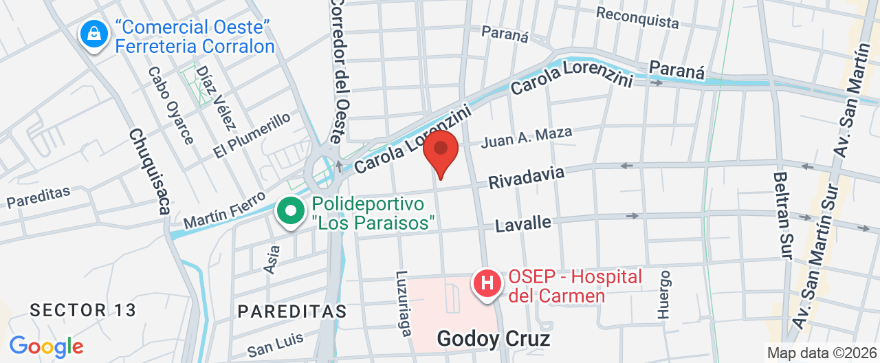Mapa de la ubicación