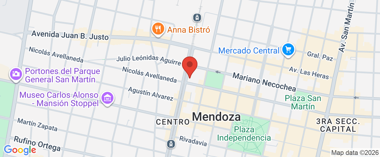 Mapa de la ubicación