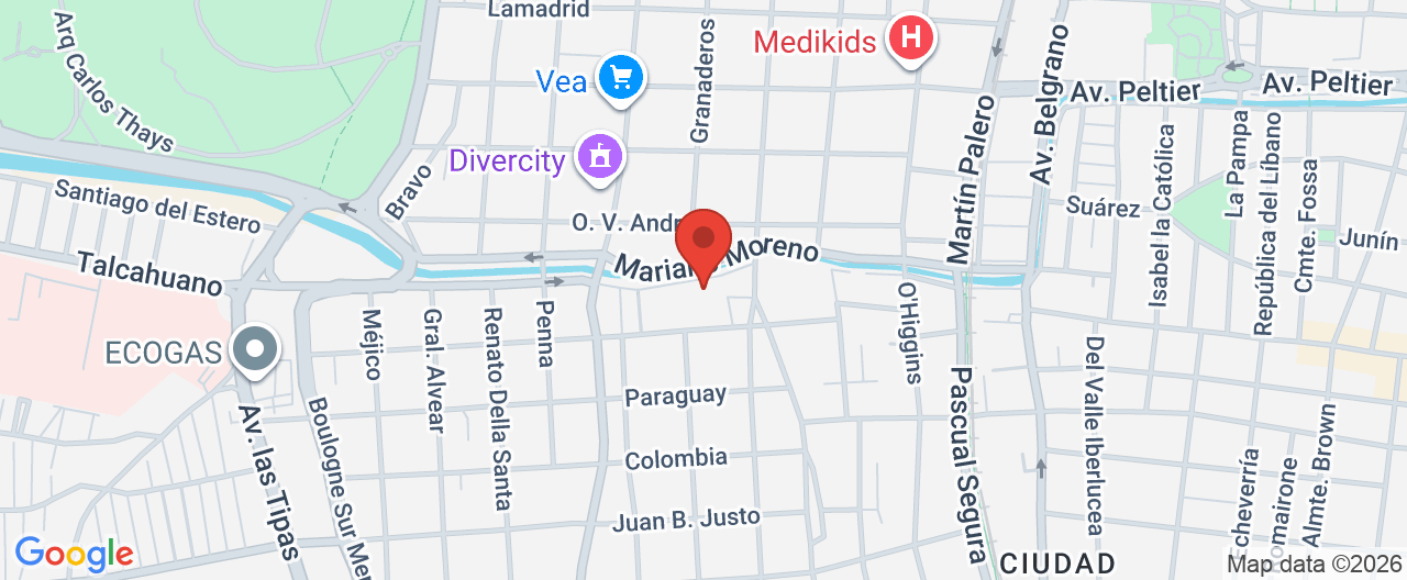 Mapa de la ubicación