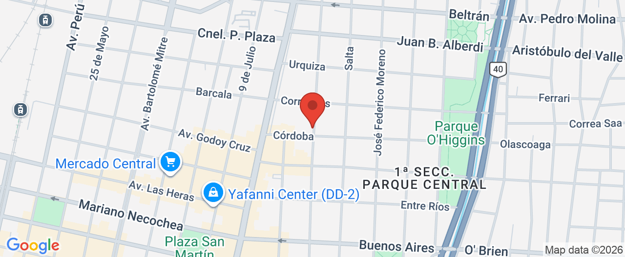 Mapa de la ubicación