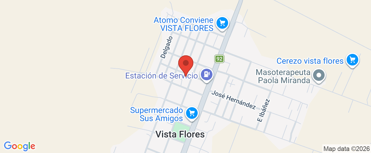Mapa de la ubicación