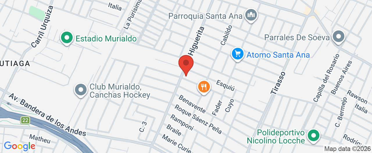 Mapa de la ubicación