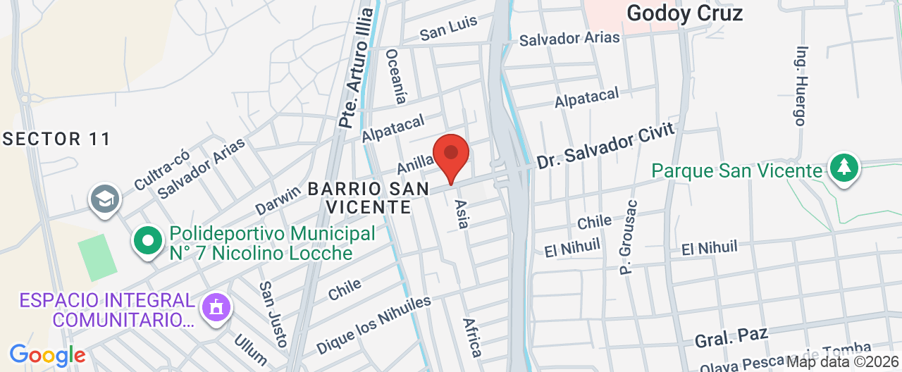Mapa de la ubicación