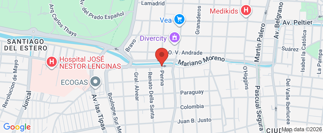 Mapa de la ubicación