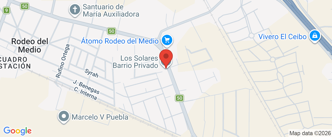 Mapa de la ubicación
