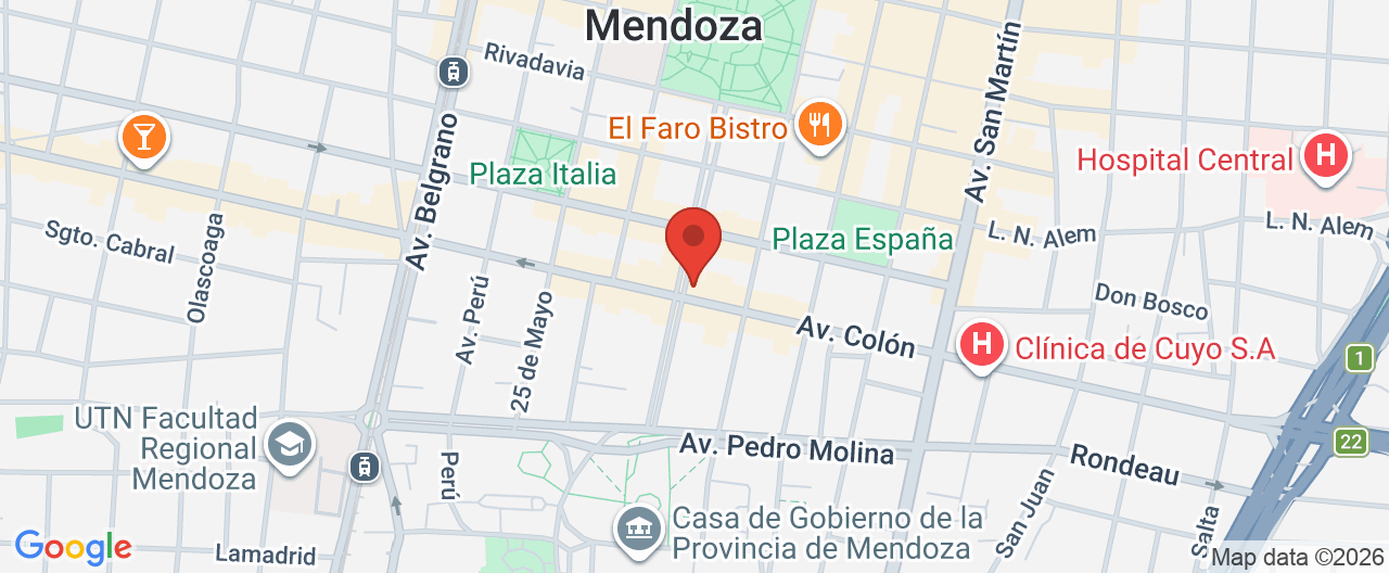 Mapa de la ubicación