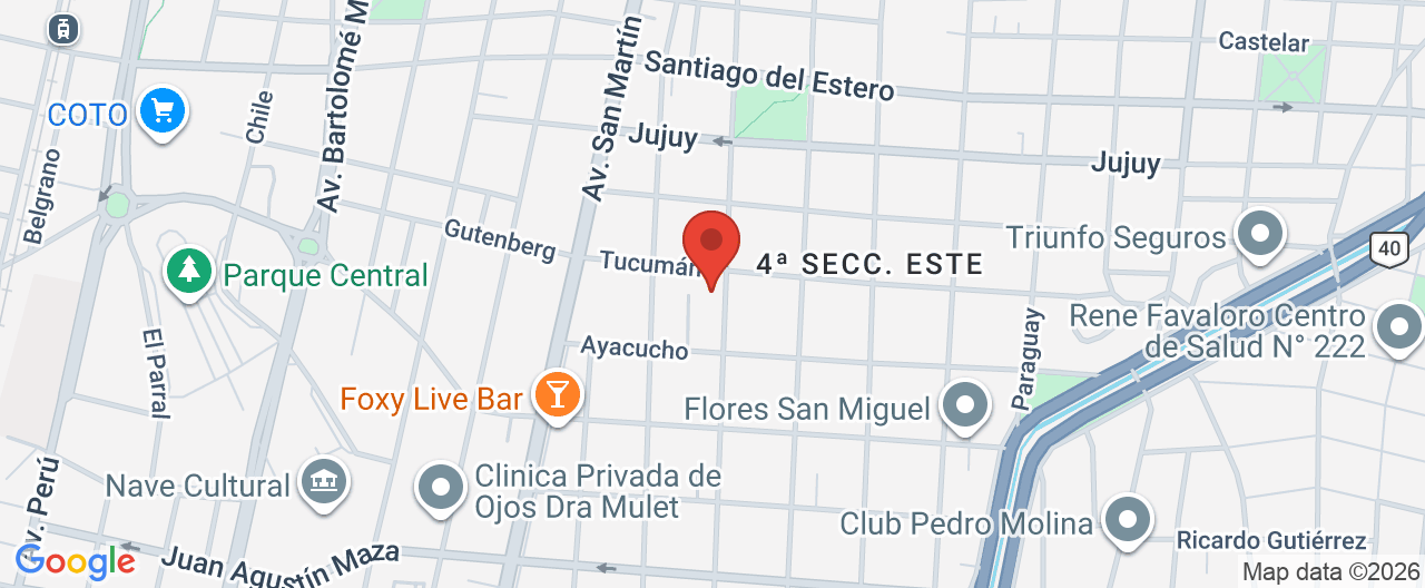 Mapa de la ubicación