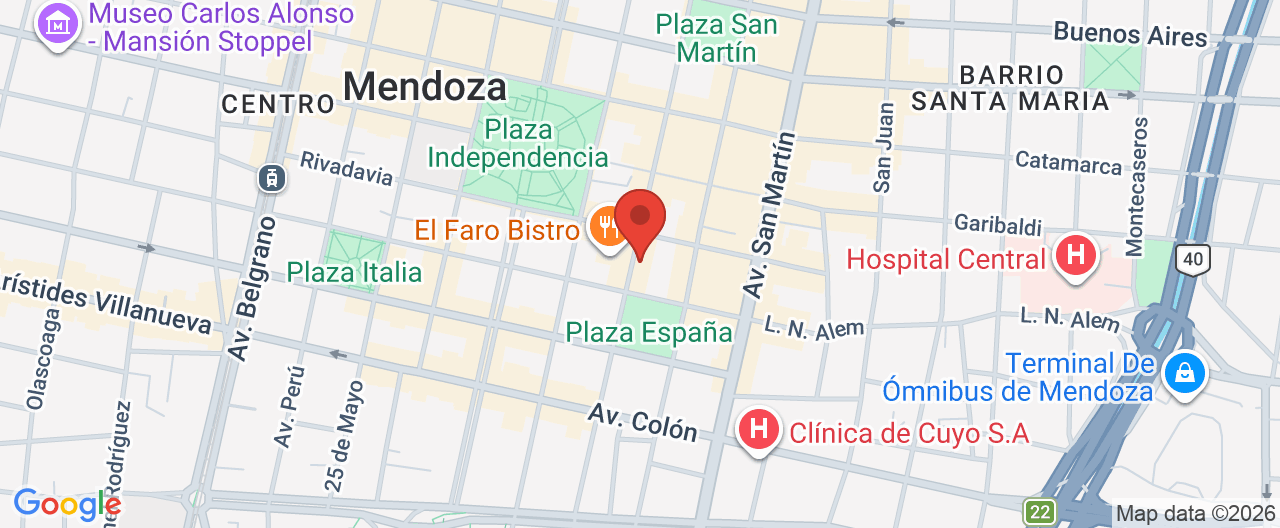 Mapa de la ubicación