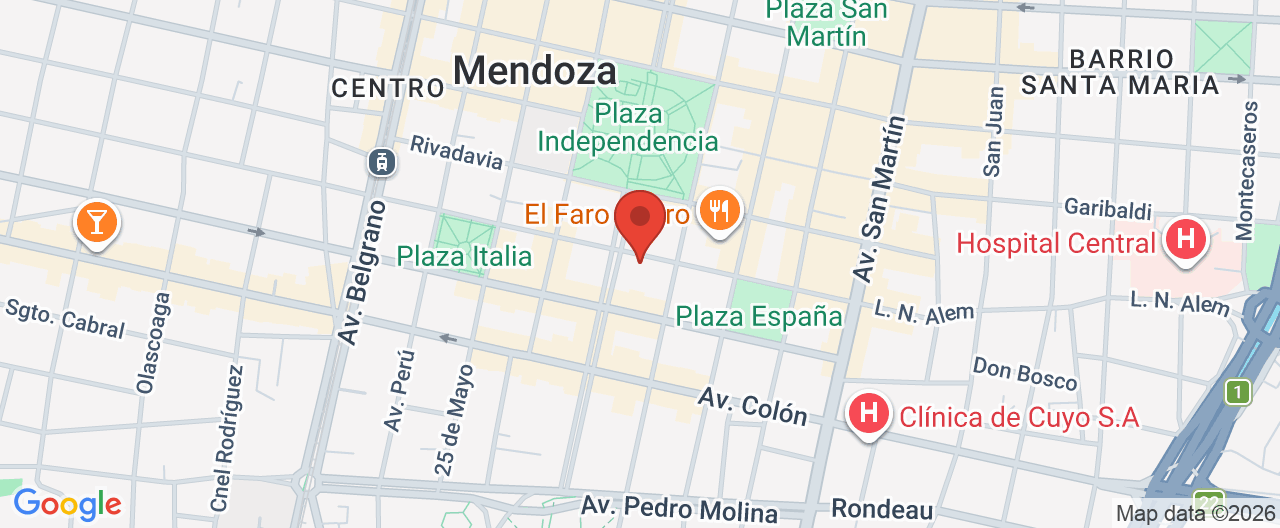 Mapa de la ubicación