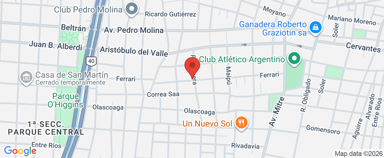 Mapa de la ubicación