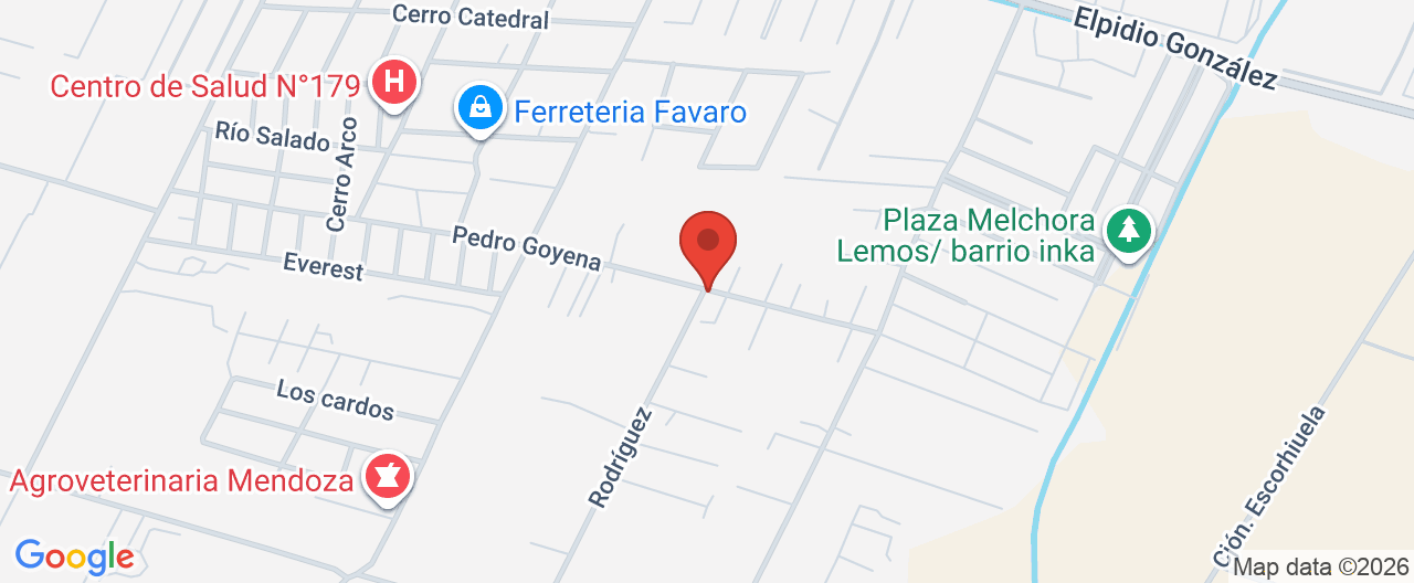 Mapa de la ubicación
