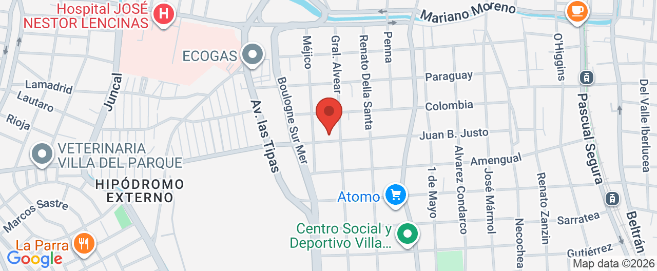 Mapa de la ubicación