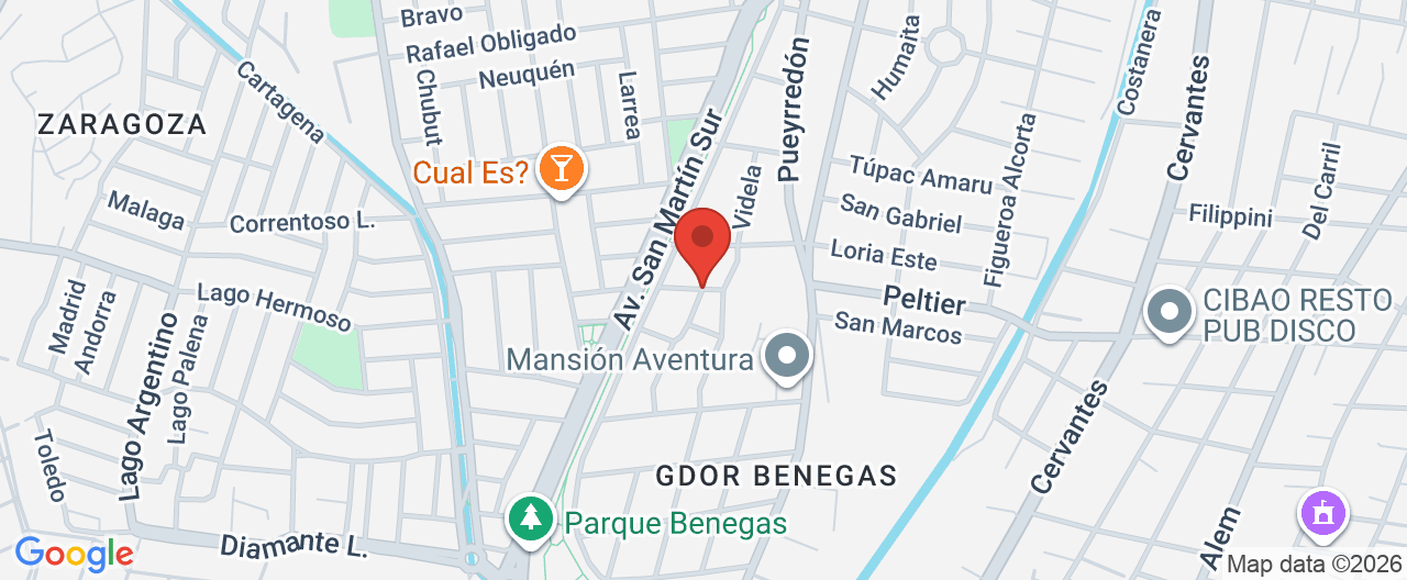 Mapa de la ubicación