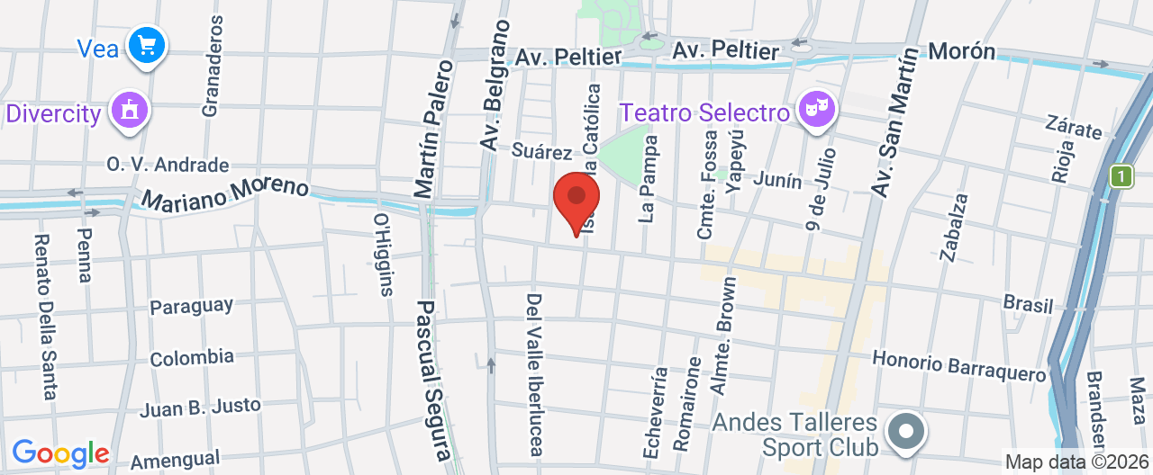 Mapa de la ubicación