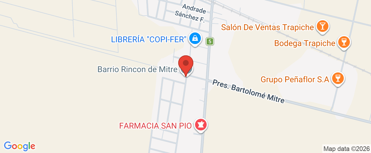 Mapa de la ubicación