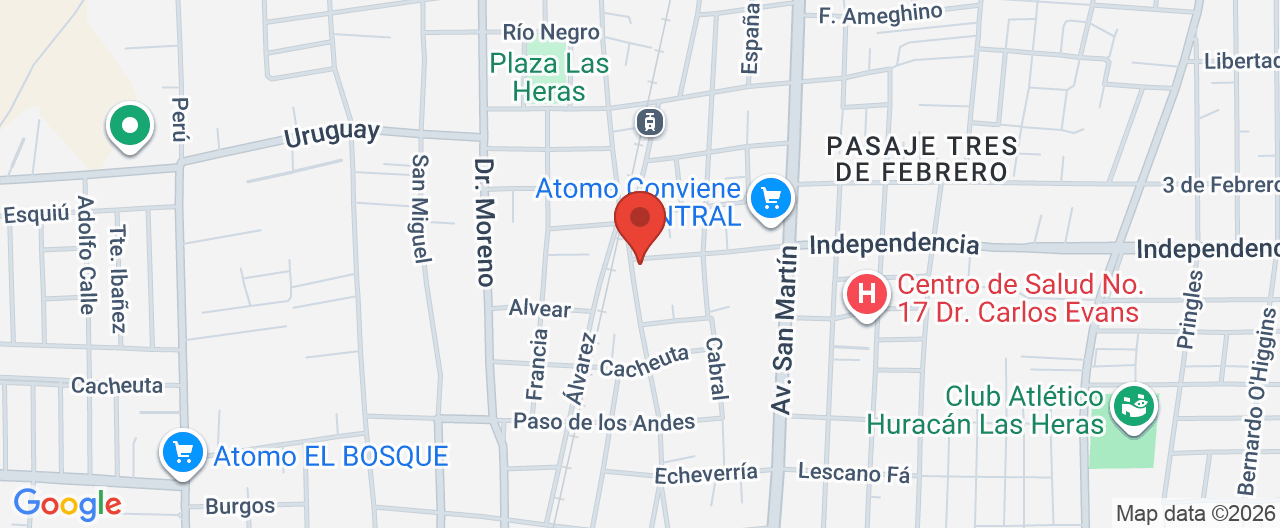 Mapa de la ubicación