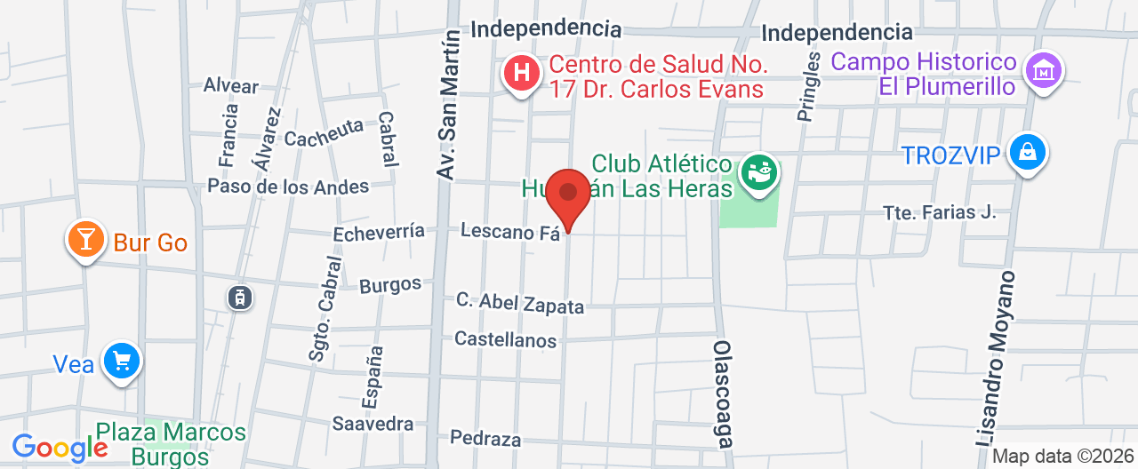 Mapa de la ubicación