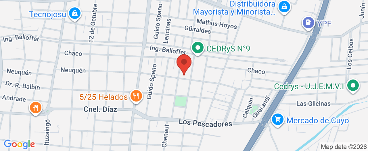 Mapa de la ubicación