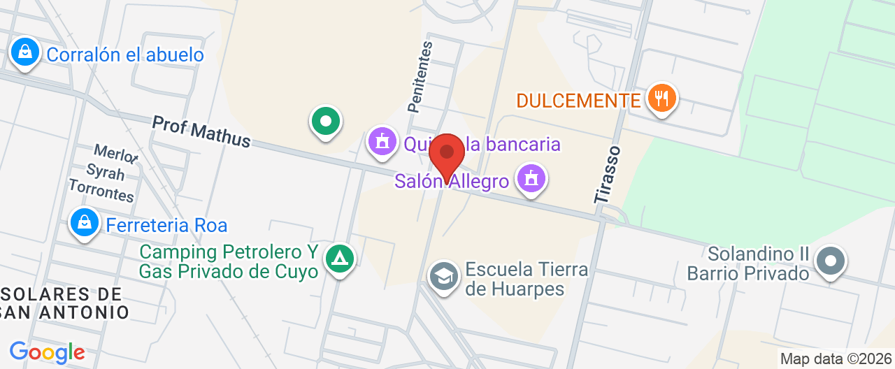 Mapa de la ubicación
