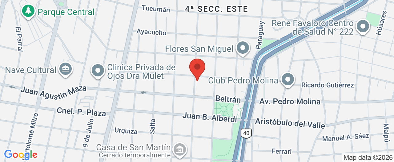 Mapa de la ubicación
