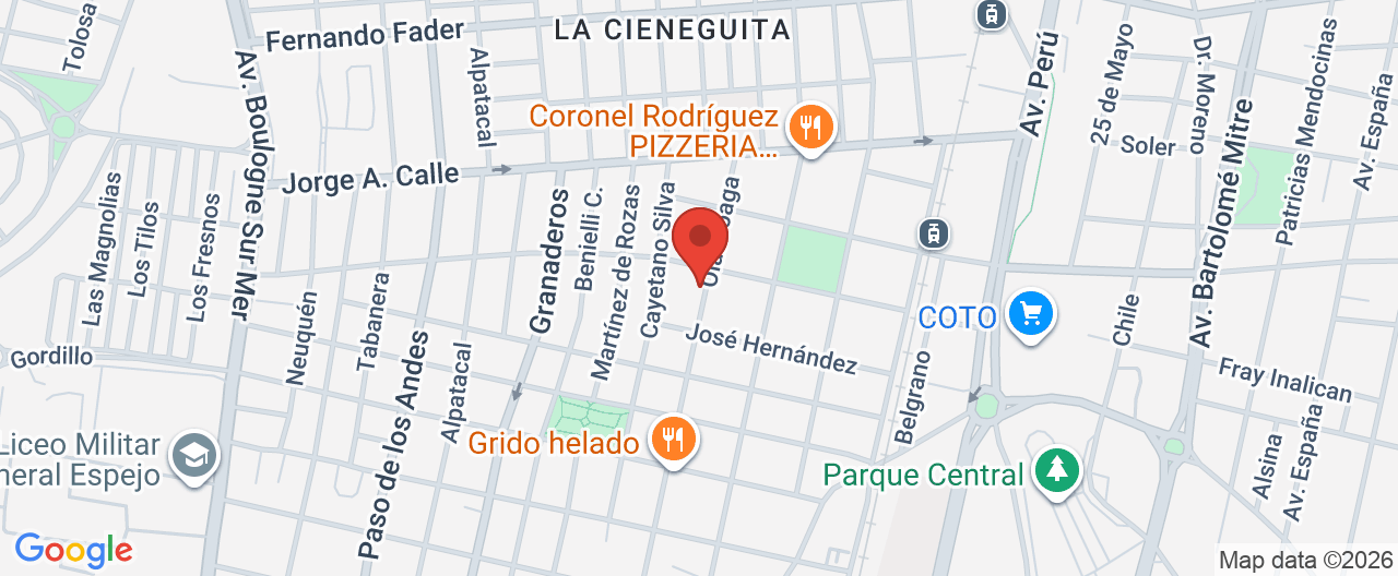 Mapa de la ubicación