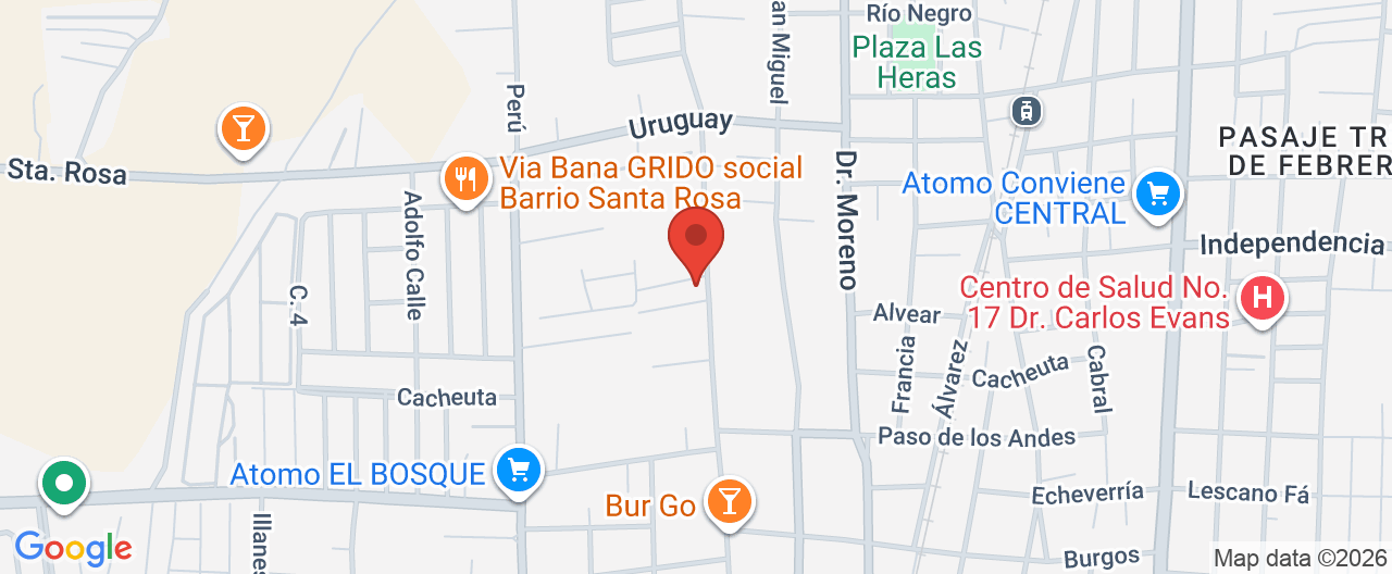 Mapa de la ubicación