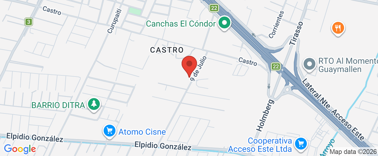Mapa de la ubicación